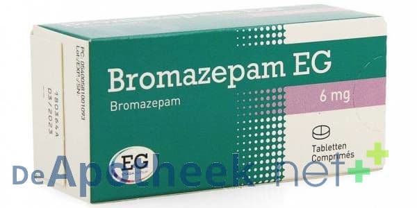 Bromazepam 6mg (20 tabletten)