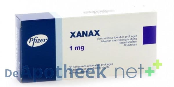 XANAX 1mg Alprazolam 30 tabletten